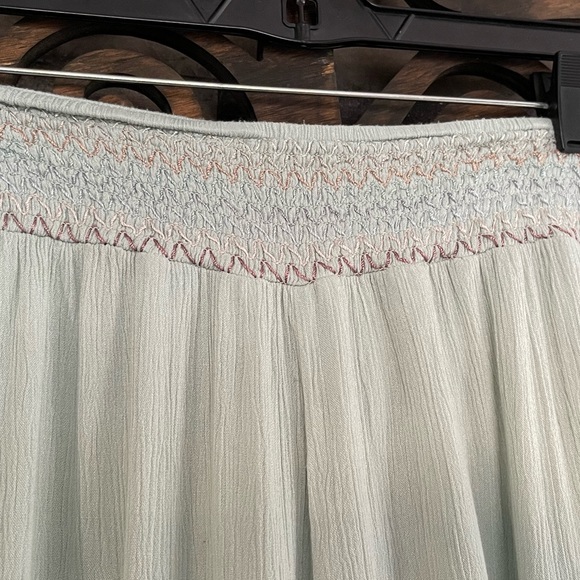 Summer Pants Wide Leg Sage/Mint Green Lightweight Hippie Boho Festival - Picture 10 of 12